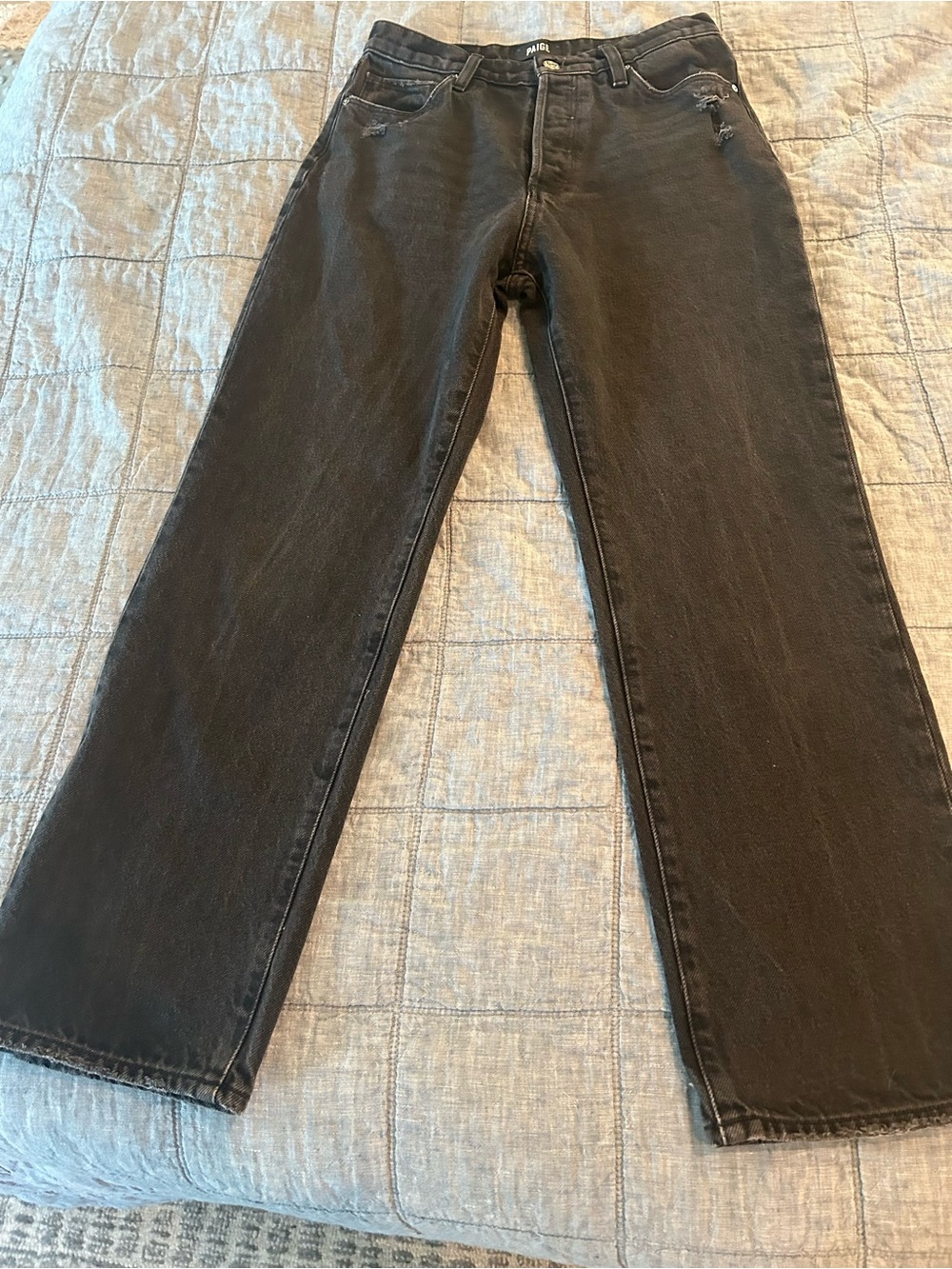 Paige Faded Black Jeans